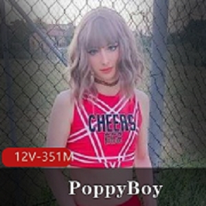 伪娘PoppyBoy：欧美人黑丝情调，化妆视频12V/351M